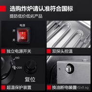 Demax Commercial Electric Deep Fryer Single Cylinder Double Cylinder Chicken Fryer Oil Fryer Skewer 