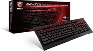 MSI GAMING 微星 GK-701機械式鍵盤 茶軸 中文 紅光