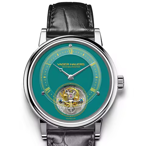 VAGER HAUERS Watch of Men Mechanical Wristwatches Genuine Tourbillon Chinese style Skeleton Casual W