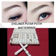 Eyeliner Putar Putih / Eyeliner Pensil Putih Putar / Eyeliner Putih Waterproof