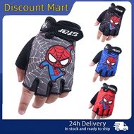 Kids Half-finger Gloves Non-slip Outdoor Riding Gloves For Boy Girl Cartoon Gloves for Riding Bike