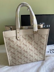 Coach Tote Bag 全皮馬車圖案托特包
