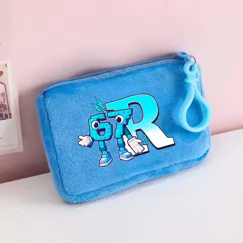 Steal A Brainrot Coin Purse 67 Six Seven Creative Cartoon 26 Letter Wallet Cute Anime Mini Pouch Hea