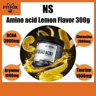 NS Quad Amino Acid Lemon Flavor 300g / BCAA 3000mg, L Glutamine 3000mg, L Arginine 1000mg, Taurine 1
