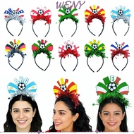 WENY Football Event Headband, Flag Design National Team Flag Headband, Sports Accessory Soccer Fan H