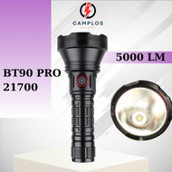 Đèn pin siêu sáng BT90 PRO LHP531 50.3 HI đèn bin cầm tay hợp kim nhôm chống nước chiếu xa 675m pin 