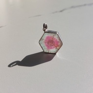 六角形西瓜碧璽吊墜