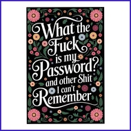 Password Notebook Funny Password Management Supplies Email Address Organizer Book for Women Men Adul