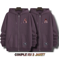 ZEYA Couple Zipper Jacket Couple Zipper Jacket/ 2 pcs Couple Zipper Hoodie Couple Zipper Jacket/ Lat