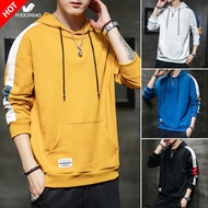 Fuguiniao Men plus size sweaters cotton hoodies Fashion clothes M-4XL