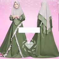 [Dijual] Busana Baju Muslim Busana Muslim Anak / Gamis Batik Pesta