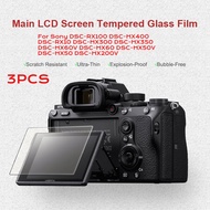 3PCS HD glass camera LCD screen protector For Sony DSC-RX100 DSC-HX400 DSC-RX10 DSC-HX300 DSC-HX350 