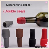 BORAG Wine Bottle Stopper, Sparkling Wine Bottle Stopper Wine Tools Red Wine Sealer, Reusable Silico