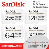 SanDisk High Endurance 32GB 64GB 128GB 256GB Dash Cam Car Camera CCTV Memory Card Micro SD Card