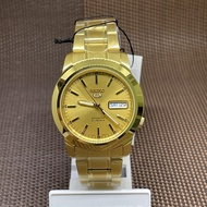[Original] Seiko 5 SNKE56K1 Automatic Gold Stainless Steel Men Analog Casual date Watch