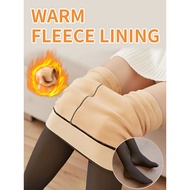 【Multiple Colors & Fleece-Lined】JS Thermal Tights Women Winter Warm Leggings Skin-Friendly Fleece-Li
