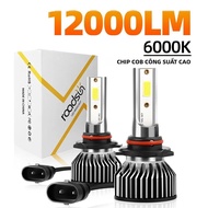 Roadsun H4 H11 H7 LED Đèn Pha Ô Tô Bóng Đèn 1 Đèn Canbus Sẵn Sàng Cực Sáng Thay Thế 6000K 80W Cho Xe