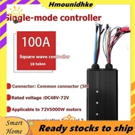 Ebike Sine Wave Controller 48V-72V 5000W 100A with Light UKC1 LCD Display Brushless 5000W Motor for 