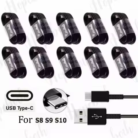 10-20Pcs 1.2m 4ft USB-C Type c USb Cable Fast Quick Charging Cables For Samsung S23 S24 S10 S20 S22 