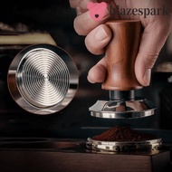 BLAZESPARK Coffee Tamper, 51/53/58MM Flat/threaded Bottom Coffee Leveler, Stainless Steel Base Self-