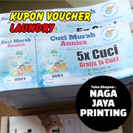 LAUNDRY COUPON / LOUNDRY VOUCHER