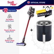 [Bundle Deal] Scott Miller Cordless Vacuum Cleaner SM-V7000 22000Pa with Dust Mite Brush Attachment 