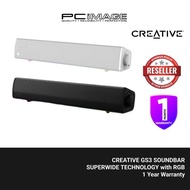 CREATIVE SOUNDBLASTER GS3 COMPACT GAMING SOUNDBAR with SUPERWIDE TECHNOLOGY -1YW