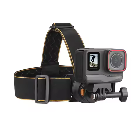 AB-Magnetic Attraction Head Strap Mount Headband for GoPro Insta360 Pocket 3 Action Camera