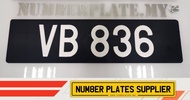 Super Fit Front Number Plate Casing Holder - 4"x16" Approx. 100mm x 400mm [Full Set with Number Plate Available]]