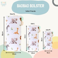 🔥🔥🔥 [SG Instock] Baobao Bamboo Bolster – Safari Friends 🐘🦁🦓