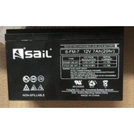 ﹍♤✽Sail battery 6-FM-7/12V7AH UPS power supply fire emergency DC voltage stabilizer