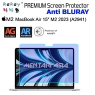 MacBook AIR 15 M2 A2941Screen Protector - KAKAY Premium ANTI BLURAY
