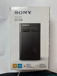 Sony ICF-P26 FM/AM 收音機 連耳機