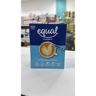 EQUAL CLASSIC SUGAR REPLACEMENT 100 STICKS