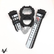 (Vcustom) GX56 KING CUSTOM PRINTING " INITIAL D " BAND AND BEZEL WATCH STRAPS