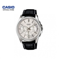 Casio General MTP-1375L-7AV Black Leather Band Men Watch