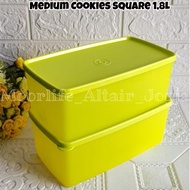 Original MOORLIFE 1.8L and 1L Square Medium Cookies Container