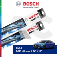 BOSCH AEROTWIN PLUS FLATBLADES WIPER SET FOR MG 6 2021-PRESENT (24"/18")