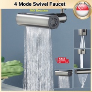 🇸🇬【SG stock】Water Tap Rotation Tap Kitchen New Waterfall Kitchen Faucets Pull Out Kitchen Sink Water