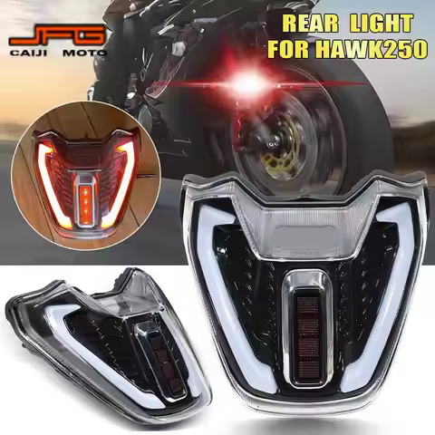 For HAWK 250 Lampwick LED Headlamp Motorcycle Headlight Light Wick PP PC DIE CAST ALUMINUM Dirt Pit