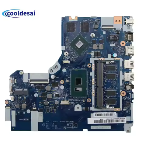 NM-B242 Motherboard.For Lenovo 320-15IKB ISK 330-15IKB 520-15IKB Laptop Motherboard.CPU i3 i5 i7 4G
