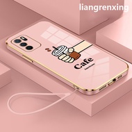 Casing OPPO Reno 6 4g oppo a16 oppo reno 6z 5g oppo reno6 z 5g phone case Softcase Electroplated silicone shockproof Protector  Cover new design DDKF01
