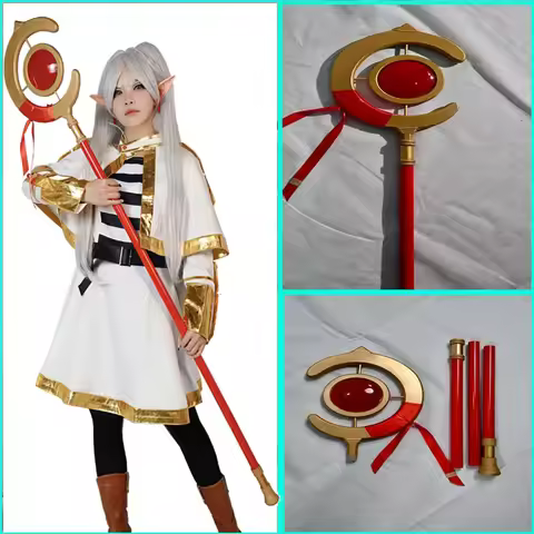 Frieren Beyond Journey's Frieren Cosplay Costume Wand Stick Weapon 160cm Frieren At The Funeral Frie