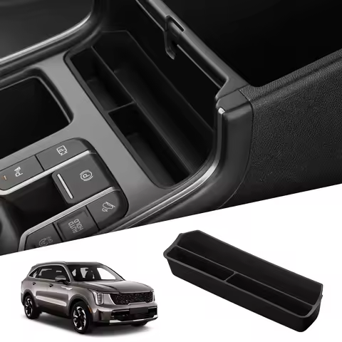 Smabee for Kia Sorento 2021-2025 Center Console Storage Box Silicone Car Tray Organizer Accessories 