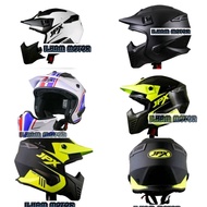 Jpx Helmet JPX MX 726 -R SOLID BLACK DOF/WHITE / JPX MX O1 WHITE / JPX MODULAR