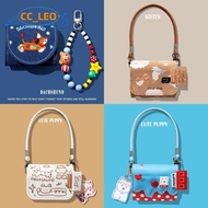 Case for UGREEN HiTune S3 Cartoon Puppy Pendant Leather Soft Case Suitable for UGREEN HiTune S3 Shoc