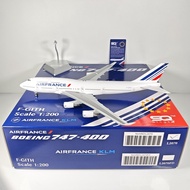 SQ Wings 1: 200 French Airlines B747-400 F-GITH F-GITD Alloy Aircraft Model