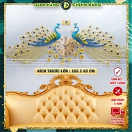 Đồng Hồ Treo Tường Con Chim Công Tài Lộc Chính Hãng D1 Home Kim Trôi Trang Trí Tường Decor -86