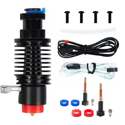 AU61-For E3D Revo Ceramic Hotend Kit V6 Radiator Brass Nozzle Ceramic Heating Core For Ender 3 Serie
