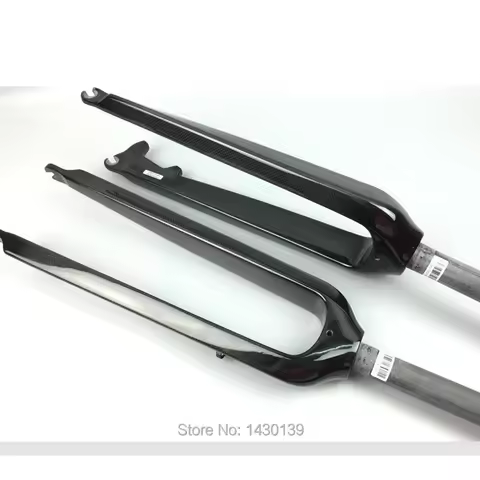 Mountain Bike Full Carbon Fiber Front Forks Disc Brake Hard Forks Matte MTB 26er 29er Parts New 26 "